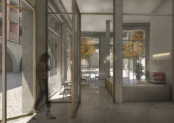 Bytový dům v Karlíně, vizualizace, Barbora Červeňová