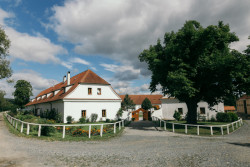 Dalším místem je Barokní statek v Benicích u Chrášťan. Jedná se p památkově chráněný areál s citlivě zrekonstruovaným interiérem špejcharu (sýpky) od ateliéru 1:1 architekti. Multifunkční sál pojme až 140 hostů, ale stejně dobře poslouží i komornějším svatebním oslavám.