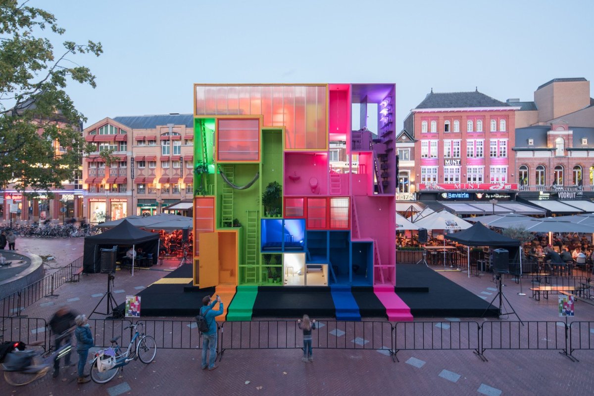 Interaktivní modulární instalace WEGO, MVRDV a The Why Factory
