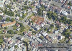 Město Liberec nyní vyhlašuje architektonickou soutěž na Papírové náměstí - Stávající nadhled