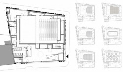 Alison Brooks Architects, The Quarter House, půdorys, výkres