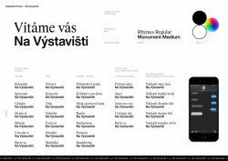 Nová vizuální identita areálu Výstaviště Praha, Tereza Hejmová / Štěpán Malovec / Martin Odehnal.