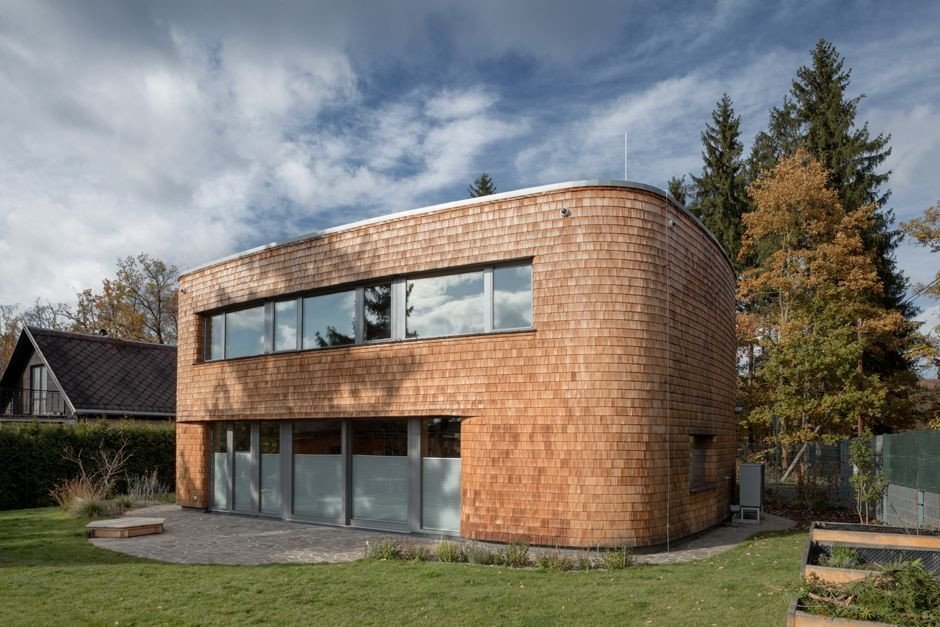 Mimosa Architekti, šindelový dům v Dobříši, foto