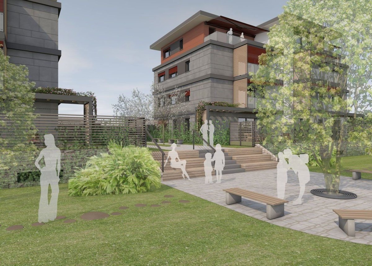 ARCHCON atelier, Pasivní bytové domy na Bílé Hoře - vizualizace