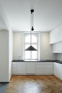 Henkai Architekti, rekonstrukce bytu s knihovnou v Opavě, foto