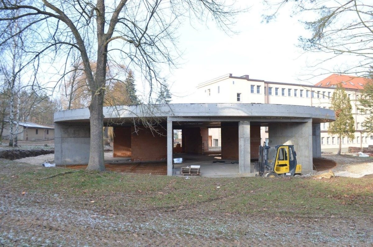 Mateřská škola Hvězda v Hořovicích, foto z výstavby, Petr Tuček.