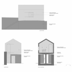 The Dovecote, detaily,řez a pohledy, AZO Sequeira Arquitectos Associados