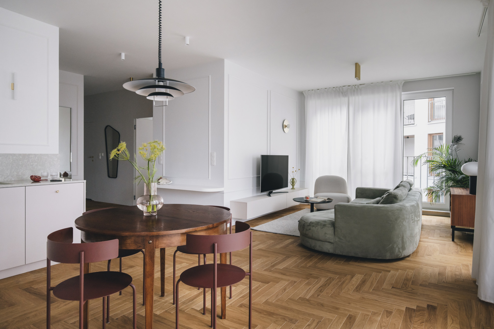 Interiér polské designérky Natalia Mielczarek-Prym ve Varšavě