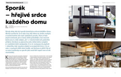 Téma sporáků v nejnovějším číslo časopisu Kolem kamen
