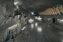 Podzemní prostory solného dolu Wieliczka