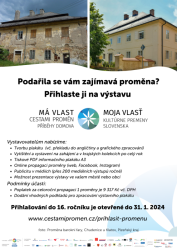 Má vlast cestami proměn vyzývá k přihlašování do putovní výstavy