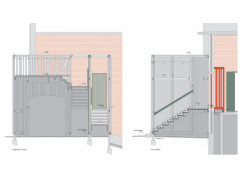 Johansen Skovsted Arkitekter, přečerpávací stanice na řece Skjern, výkres