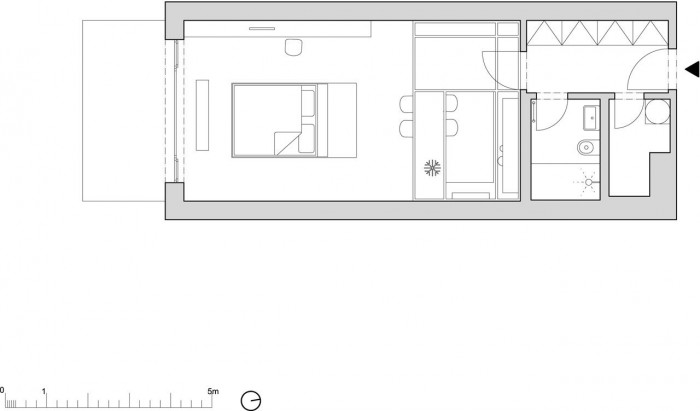 DDAANN a Mjölk architekti, Byt pro hosta, půdorys nový – foto