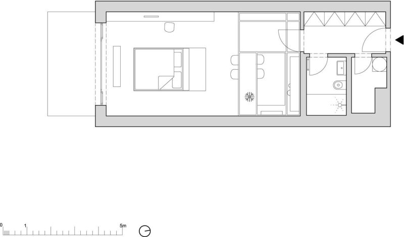DDAANN a Mjölk architekti, Byt pro hosta, půdorys nový – foto