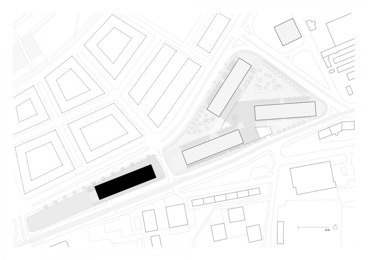 Nové sídlo finanční skupiny J&T, CMC architects / Vít Máslo, David Richard Chisholm, situace