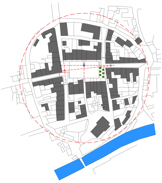 Vladimír Balda architekt & atakarchitekti, Rekonstrukce náměstí ve Frýdlantu, situace – foto