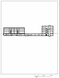 Baumschlager Eberle Architekten, bytový komplex Chilestig, řez, výkres