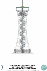 Architektonické studio Hysek, Rozhledna Vysoká, Tachov - pohled