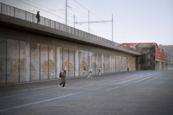 Návrh nového železničního mostu v Praze z dílny IPR.