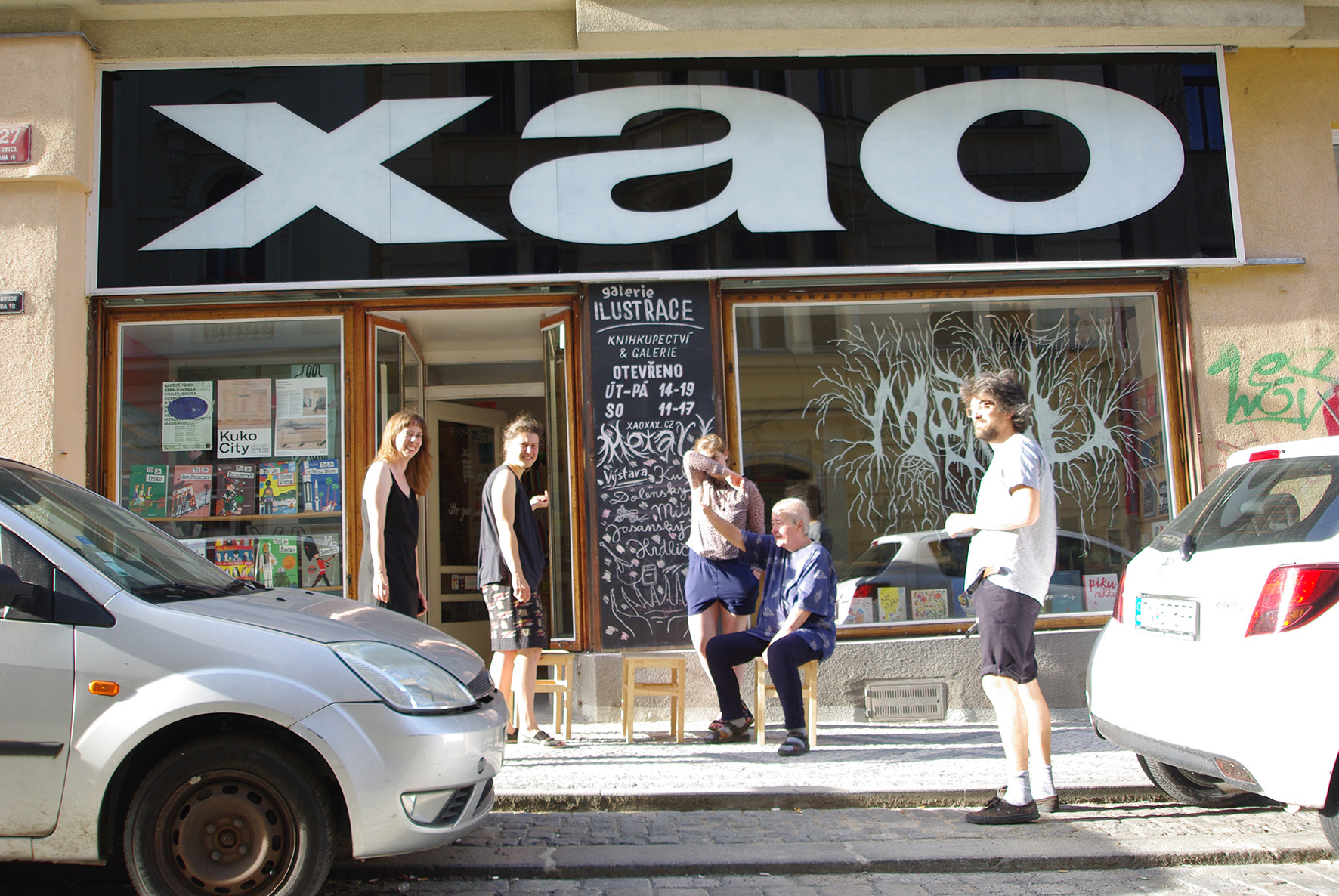 Xao, knihkupectví a galerie. Zdroj: PechaKucha Night Prague&nbsp;