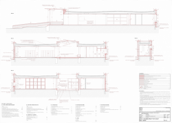 Projekční ateliér David, Rekonstrukce ZŠ a MŠ Helsinská, řezy - foto