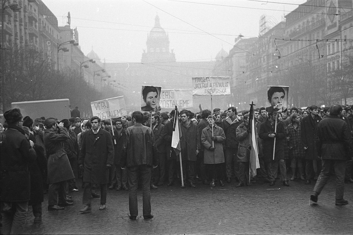 Václavské náměstí, 1969