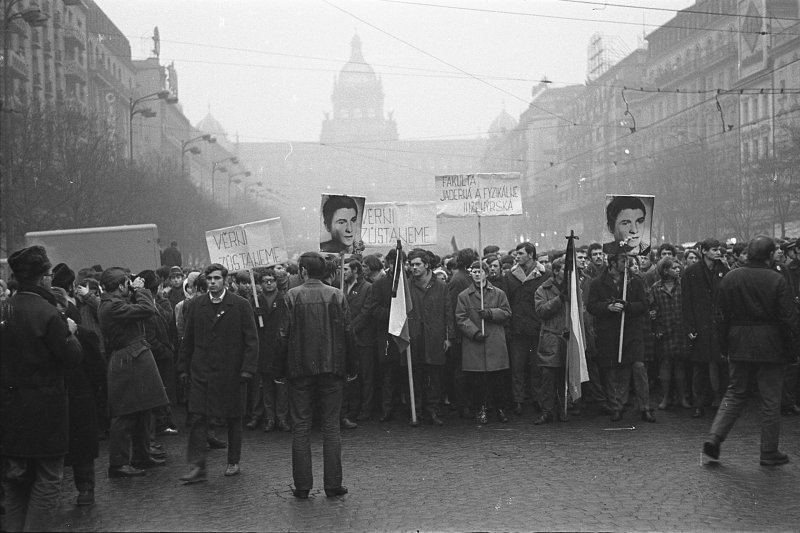 Václavské náměstí, 1969