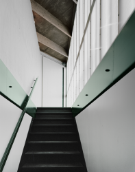 Johansen Skovsted Arkitekter, přečerpávací stanice na řece Skjern - interiér, foto