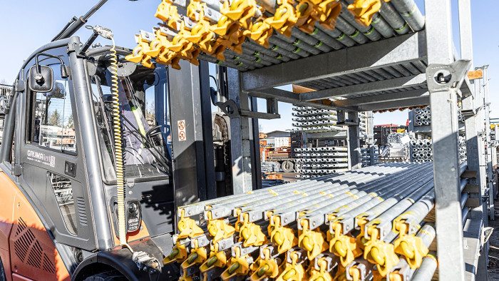 Lešení PERI UP umožňuje rychlejší a efektivnější práci díky nižšímu počtu dílů. Montáž i demontáž je jednodušší a sníží se i náklady.