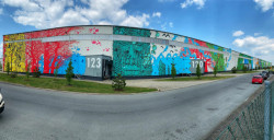 Velkoformátový mural art Kosmos, Michal Škapa