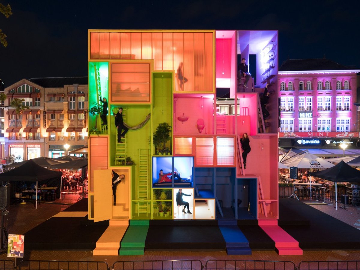 Interaktivní modulární instalace WEGO, MVRDV a The Why Factory