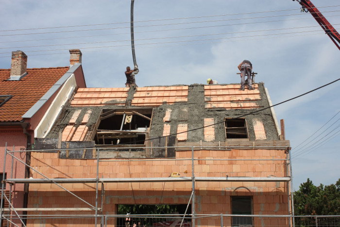 Realizace za použití stropní vložky MIAKO