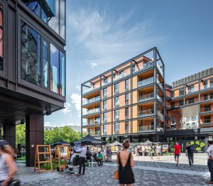 Revitalizace areálu varšavské elektrárny Powiśle architektonickým ateliérem APA Wojciechowski Architekci na živoucí městskou čtvrť