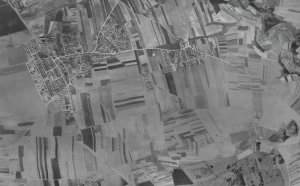 Sídliště Jižní Město se stalo symbolem československých sídlišť - snímek z roku 1945.