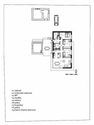 Rodinný dům v Českém středohoří, půdorys, Molo architekti