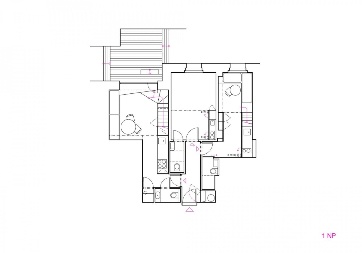 RK 29, BY architects/ MgA. Markéta Zdebská, Ing. arch. Marek Žáček, půdorys 1NP