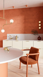 Technistone přichází s pěti novými designy tvrzeného kamene v kolekci La Natura - na obrázku design Elysian Gold 