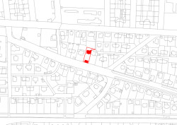 Situace (Rekonstrukce vily na Vinohradech; Atelier Hajný)