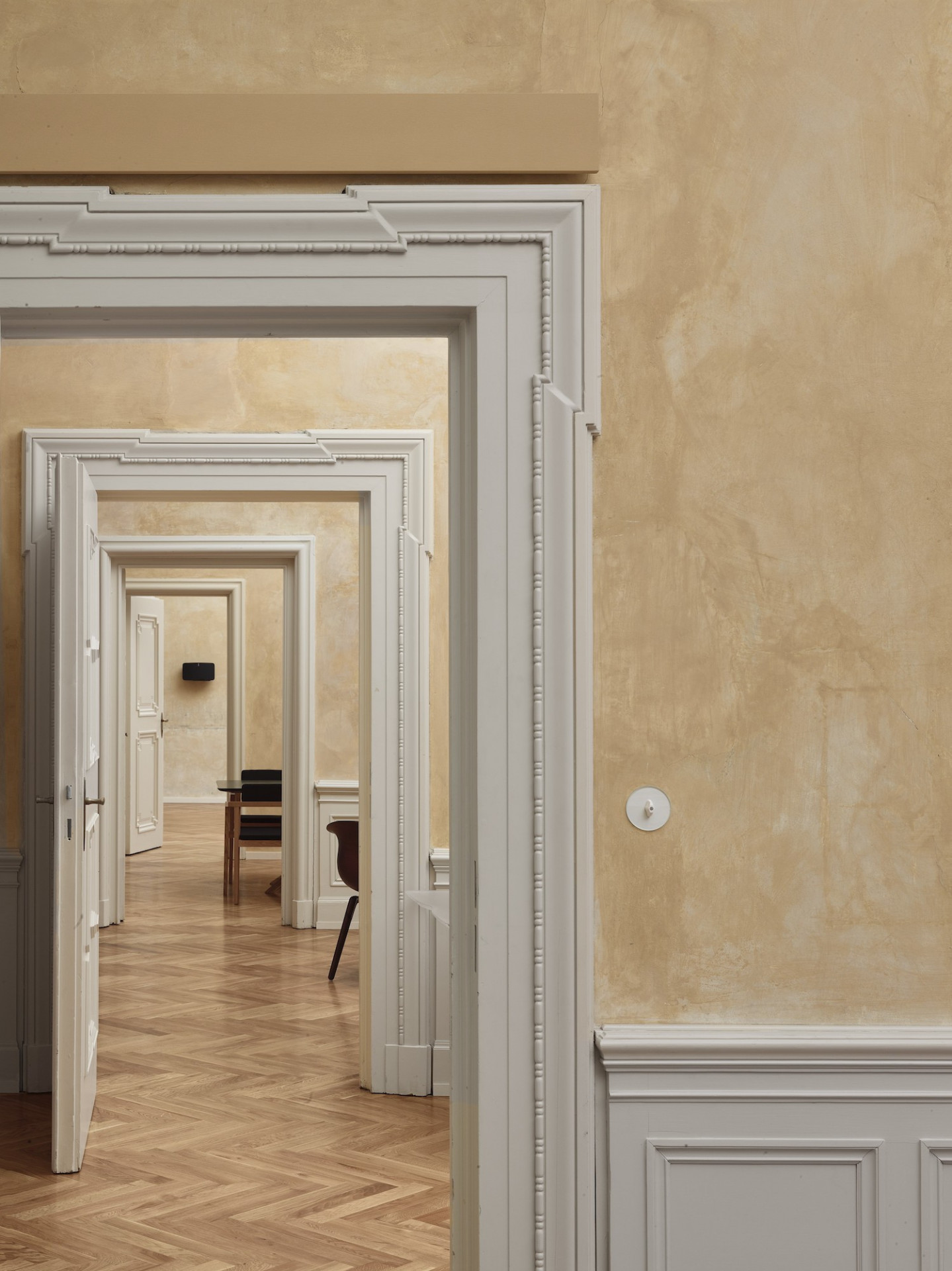 Restaurace Červený jelen v Praze, FIALA+NEMEC, salonky