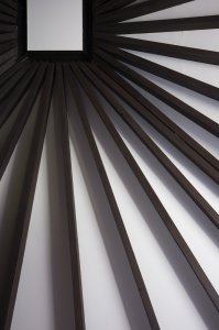 Nová budova kampusu od architekta jménem Kazuo Shinohara