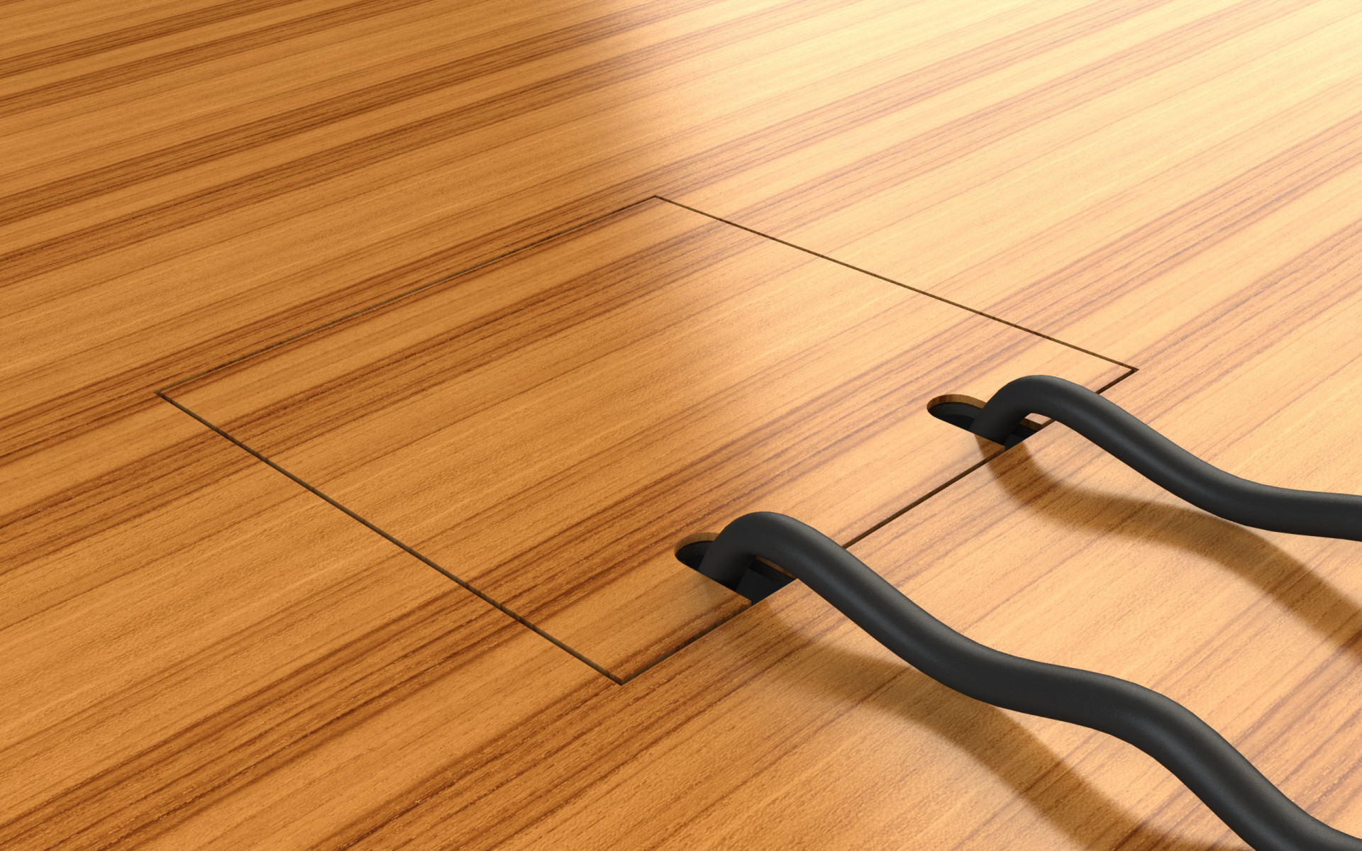 Víko lze překrýt jakoukoli krytinou - v interiéru je prakticky neviditelná.