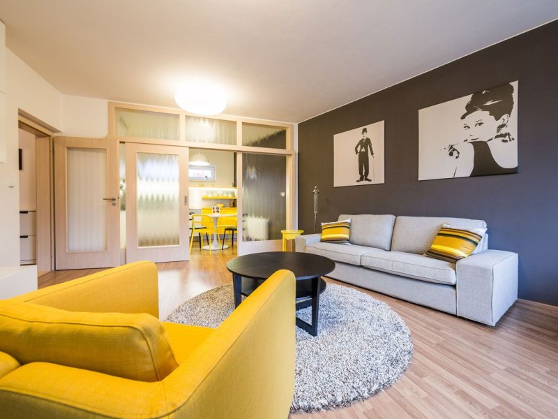 Černá Architektura, Interiér bytu Vídeňská - foto