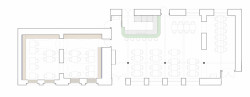 Půdorys (Interiér restaurace Blatenský dvůr, Dominik Cvrček)