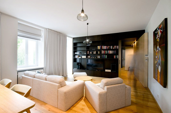 skutek architecture, Rekonstrukce bytu v centru Varšavy / Wilcza – foto