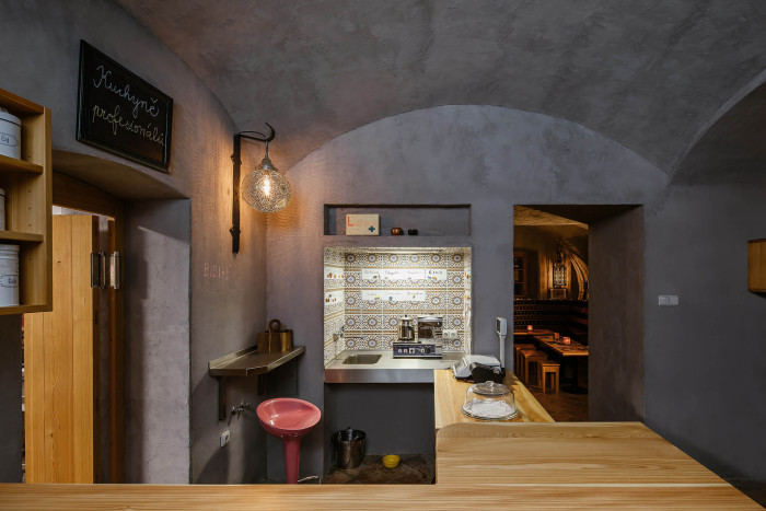 Čajovna v historickém domě v Blatné od studia DEBYT