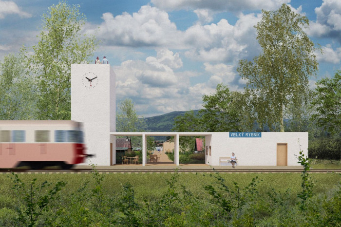 Šimon Marek, Martin Utíkal, Tobiáš Hrabec - Největší Rybník - Zastávka - foto