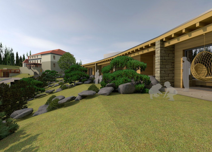 ARCHCON atelier - Hotelové apartmány podle Feng-shui - vizualizace