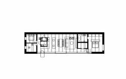 Dom V, Martin Skoček, půdorys