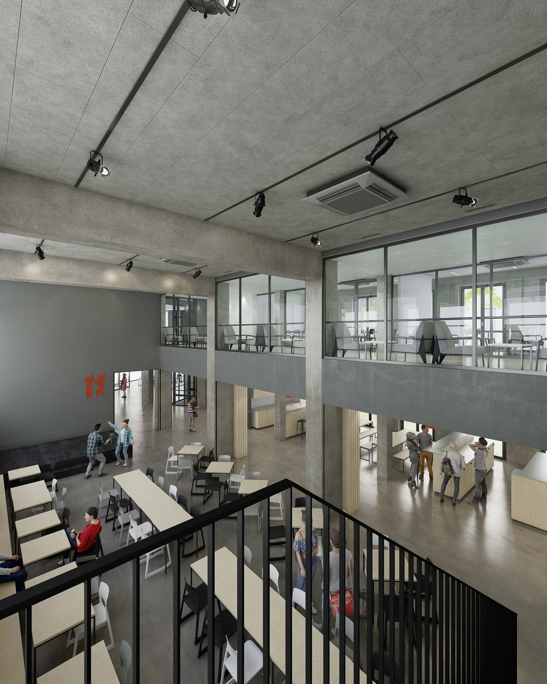 Studentské bydlení v Praze-Holešovicích THE FIZZ, Pavel Hnilička Architekti.