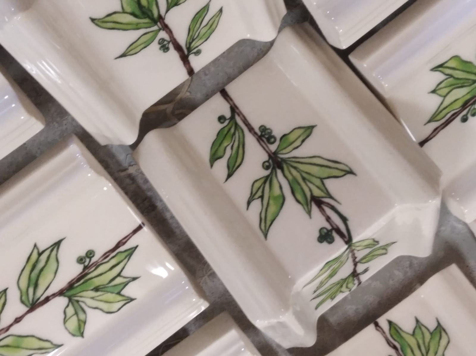 Detail kachel od jihočeské manufaktury K&K Poker 